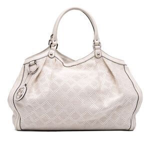 Gucci Large Diamante Raffia Sukey Tote